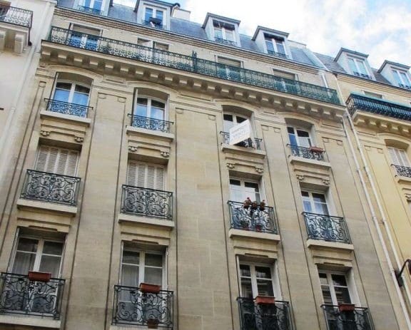 Facade d'immeuble à Paris 18ème