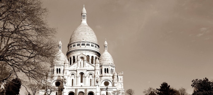 photo du sacré coeur à paris montmartre