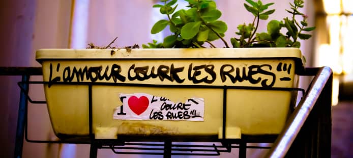 balcon romantique à Paris