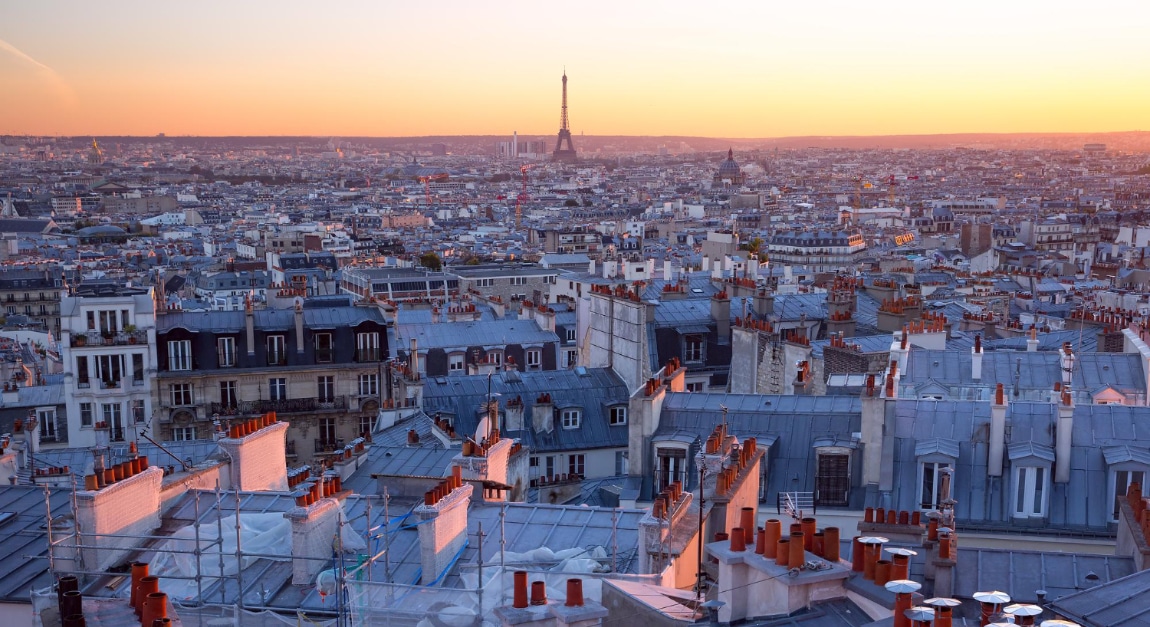 Vue panoramique de Montmartre