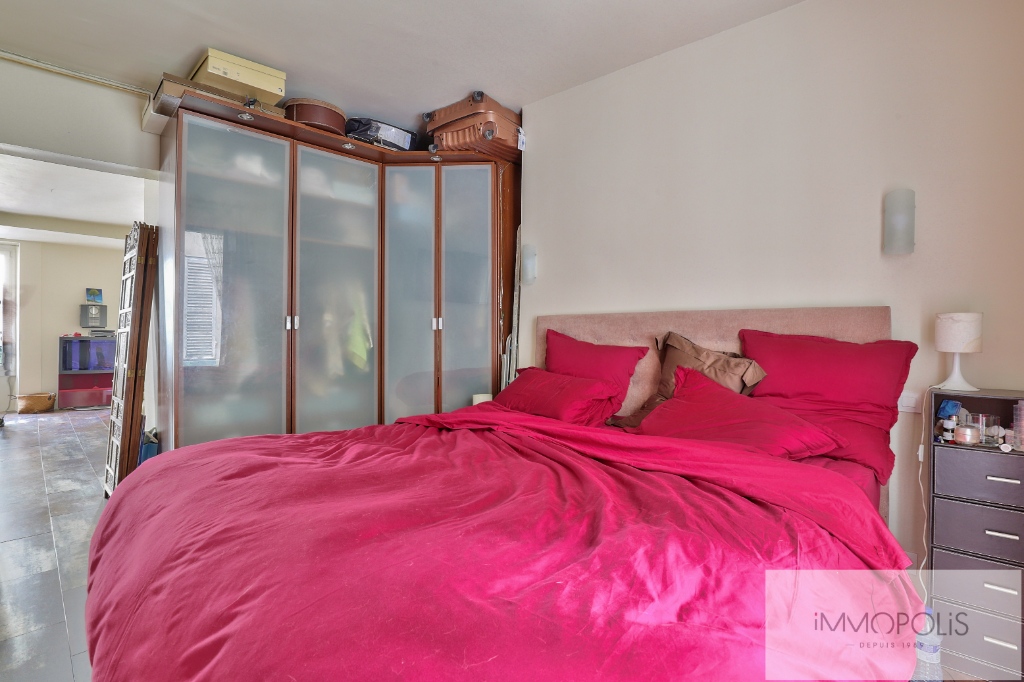 2 room apartment, double living room, rue Lepic, Abbesses district 6