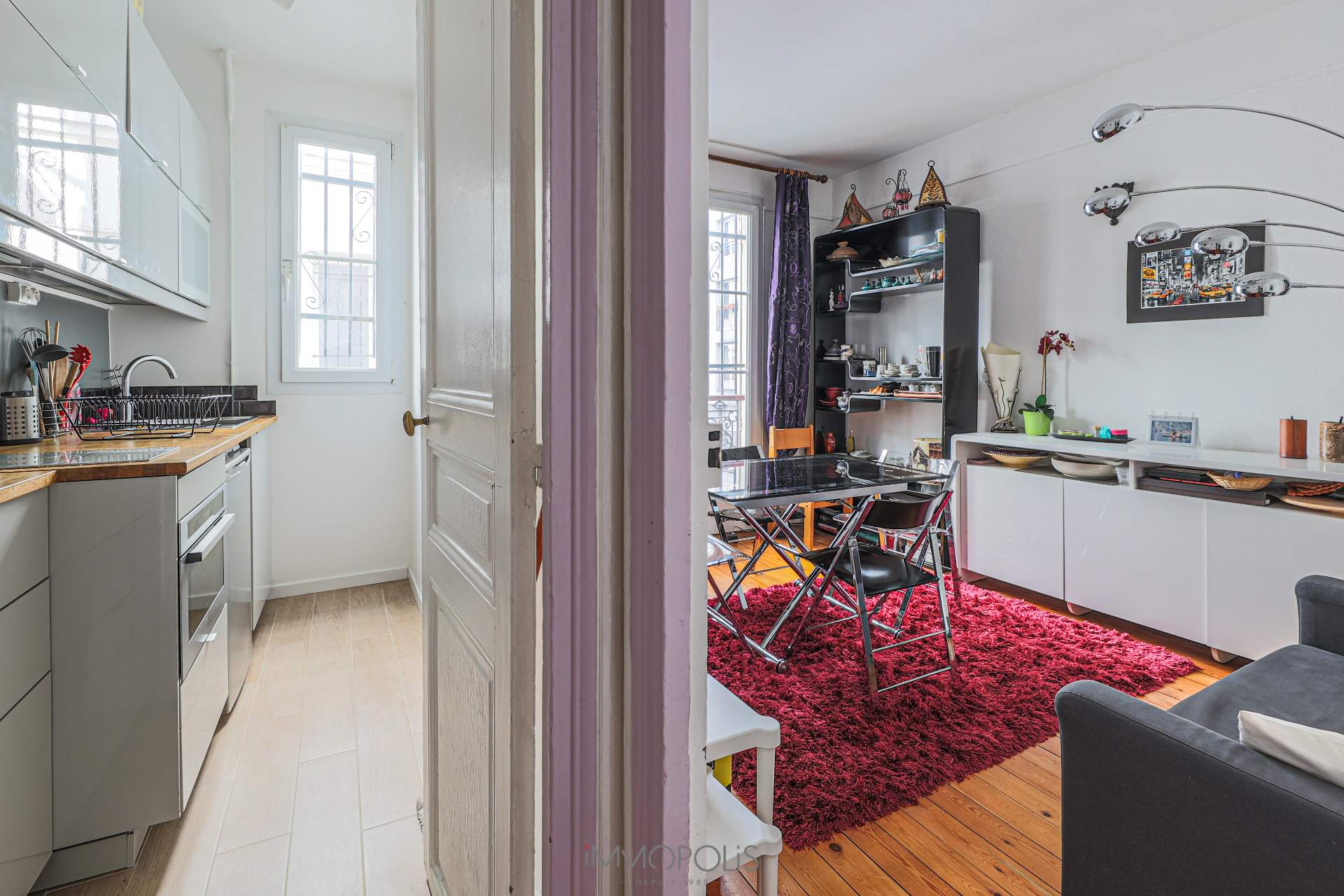 Beautiful 2 rooms in the middle of Montmartre, rue Feutrier, 50 meters from the Sacré-Coeur gardens! 3