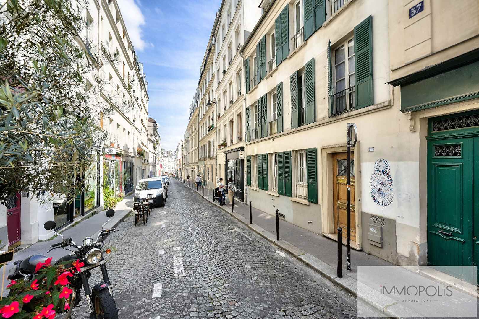 Beautiful studio in good condition well placed in Montmartre with a good DPE: e 11