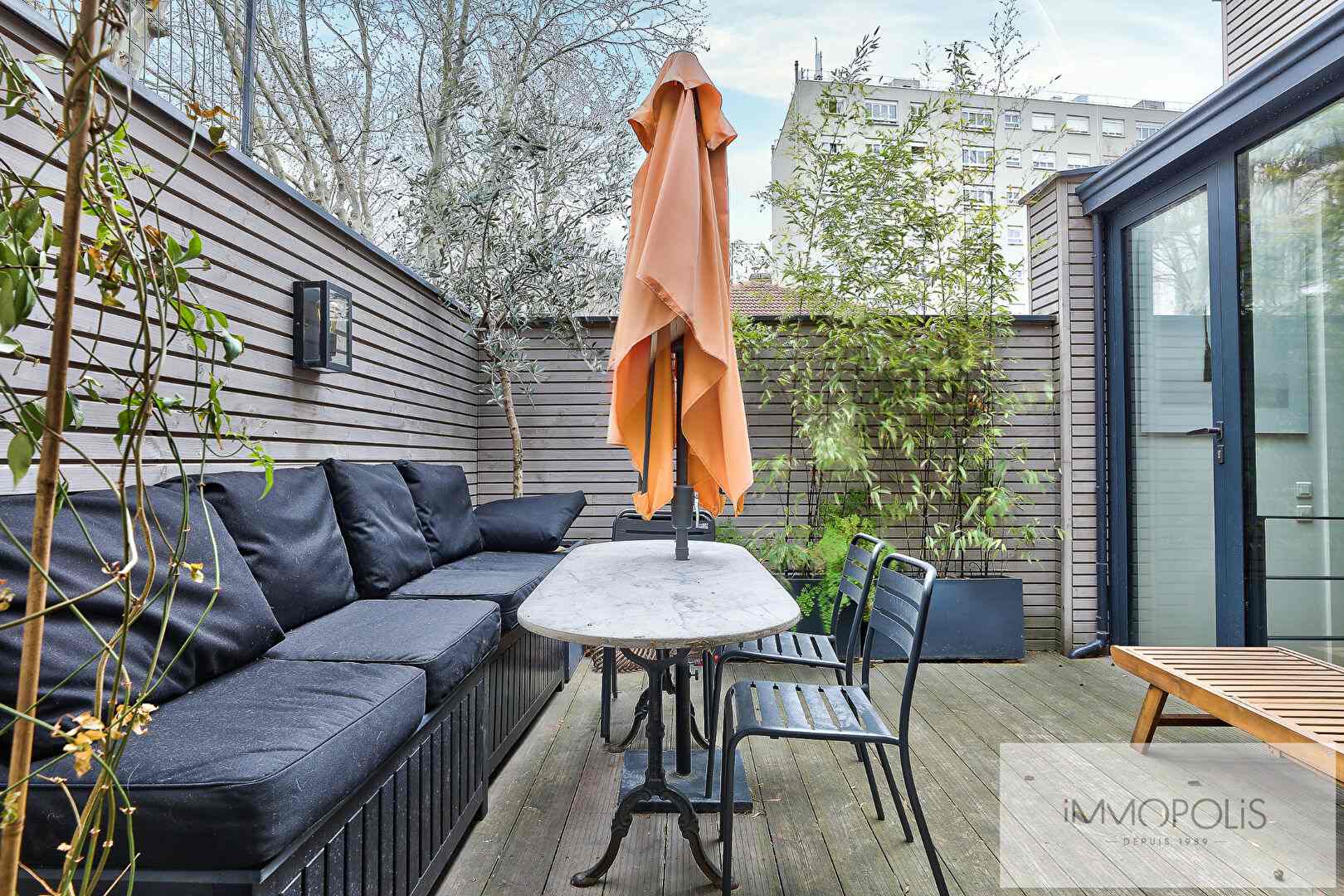 Off-market : maison aux prestations exceptionnelles à Saint Ouen Sur Seine, 6 pièces, grande réception, 1 cour intérieure et 1 terrasse 6