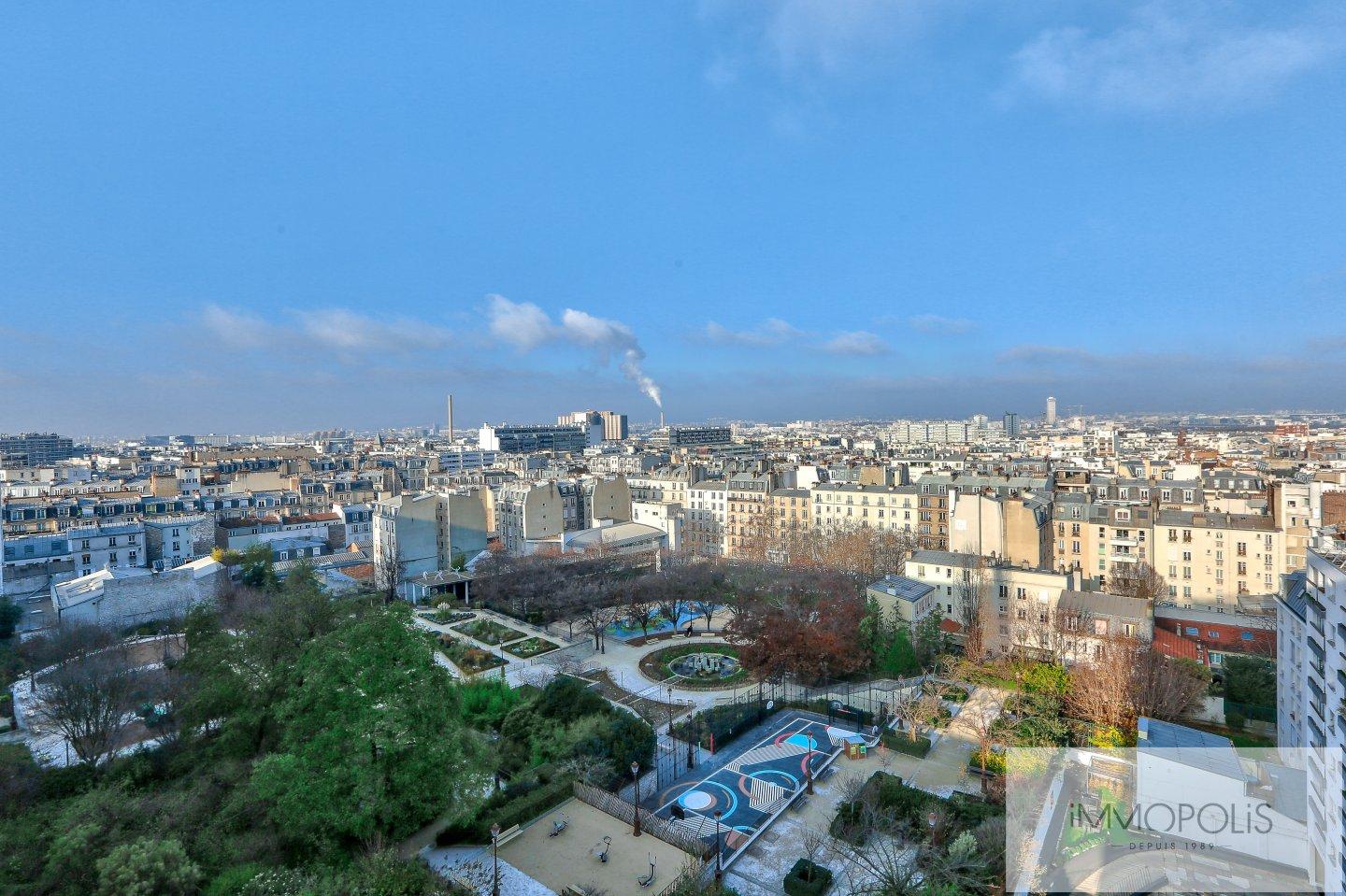 LAMARCK CAULAINCOURT – 2 PIECES BALCON – VUE PANORAMIQUE 1
