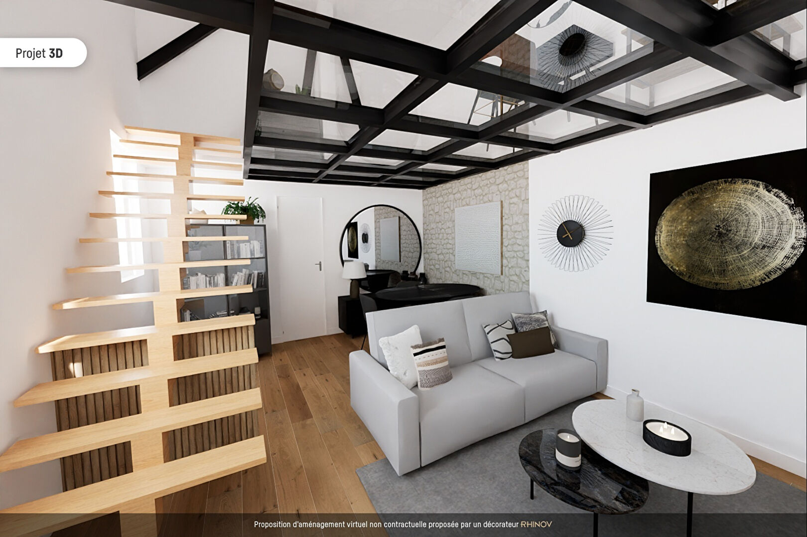 Abbesses véritable petite maison au calme sur cour 1