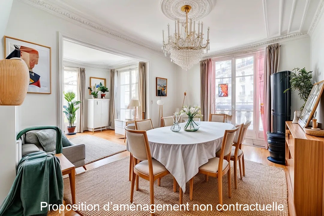 Opportunité unique en viager occupé : Charmant appartement à moderniser, quartier Lamarck-Caulaincourt 1