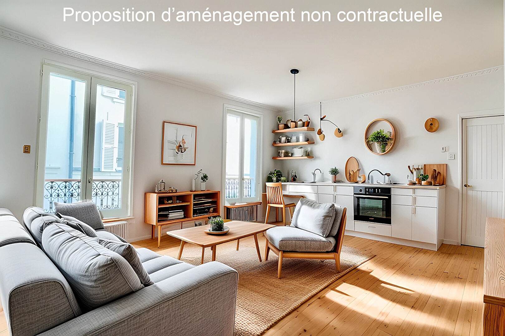 Montmartre, rue Durantin, beau 3 pièces entièrement rénové avec gout, à visiter rapidement ! 15