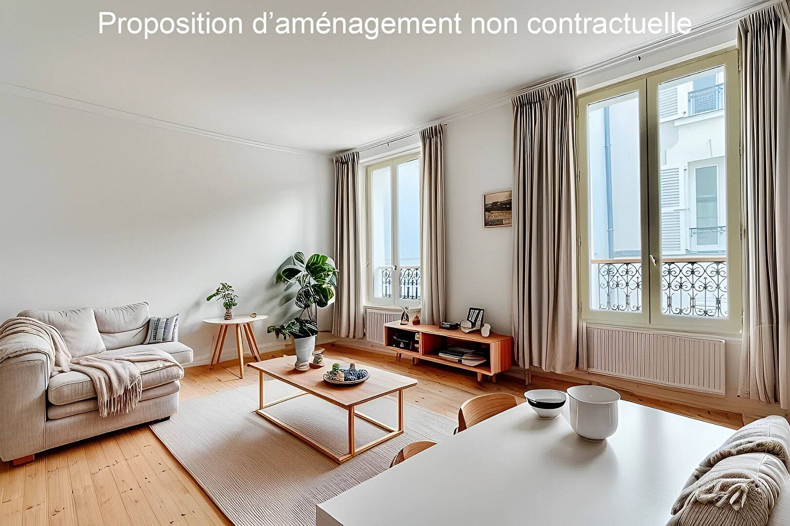 Montmartre, rue Durantin, beau 3 pièces entièrement rénové avec gout, à visiter rapidement ! 1