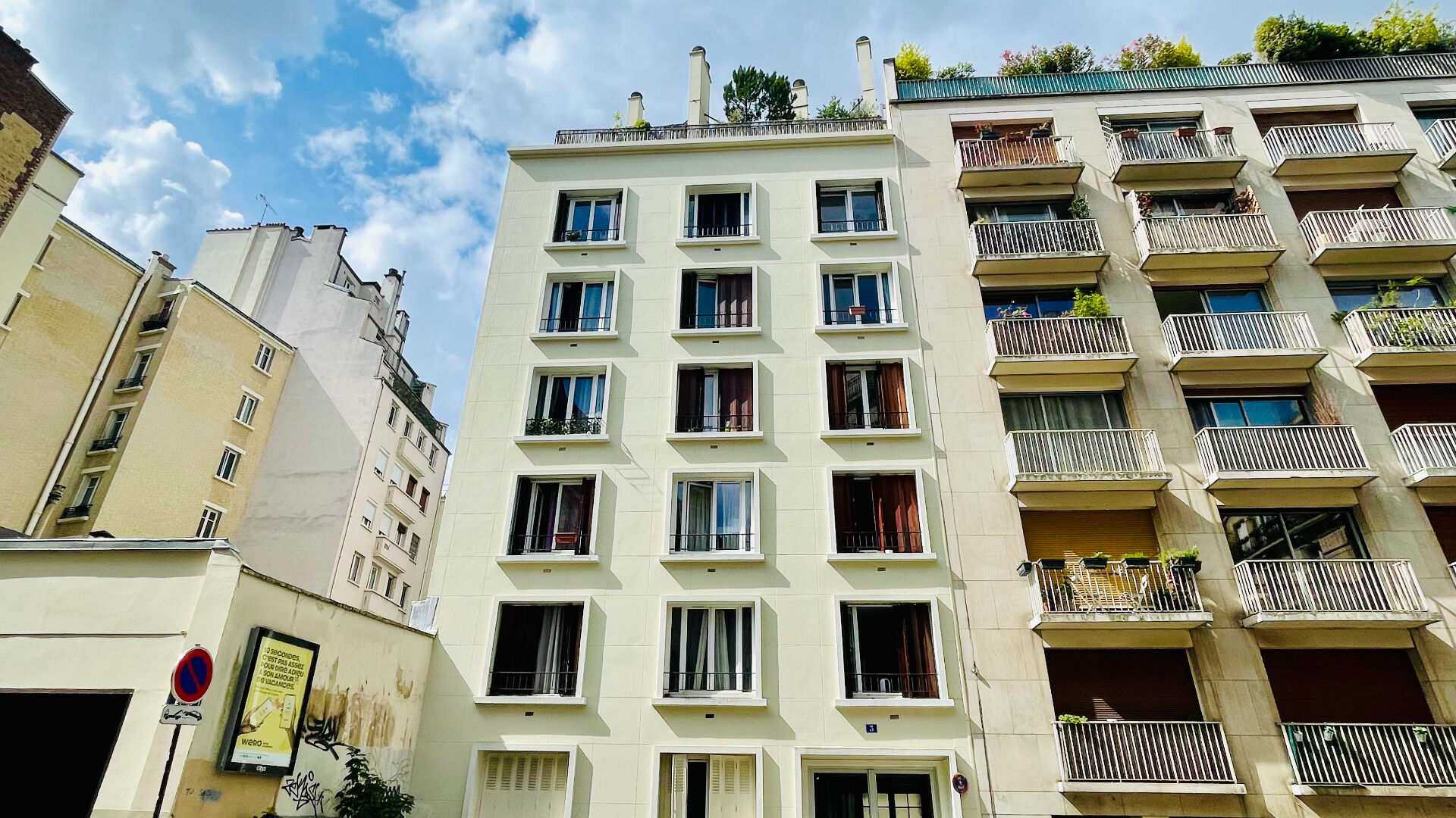 Studio lumineux avec vue dégagée – Rue Etex, Paris 18e 12