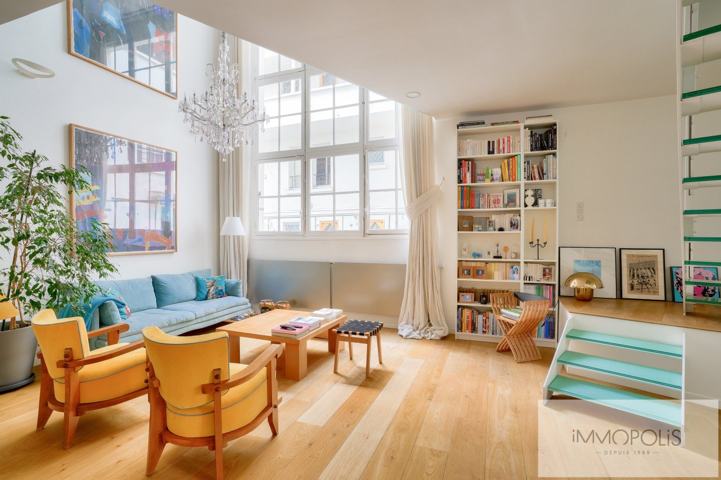 Atelier d’artiste avenue Junot Montmartre. 3