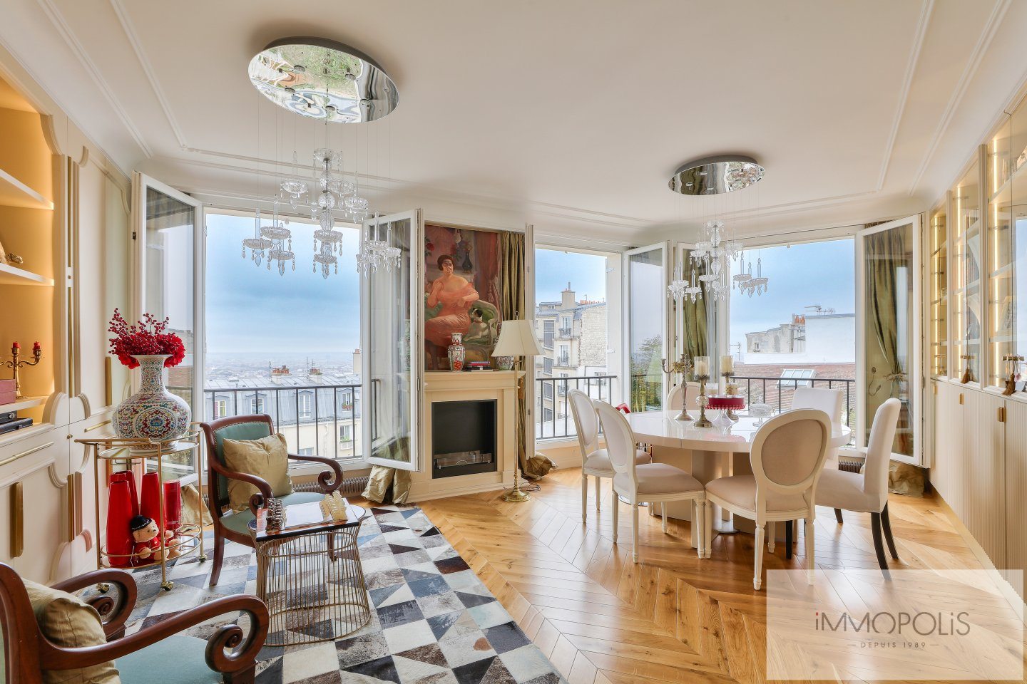 Bien d’exception avec vues dégagées – Haut Montmartre. Vue Tour Eiffel. 1