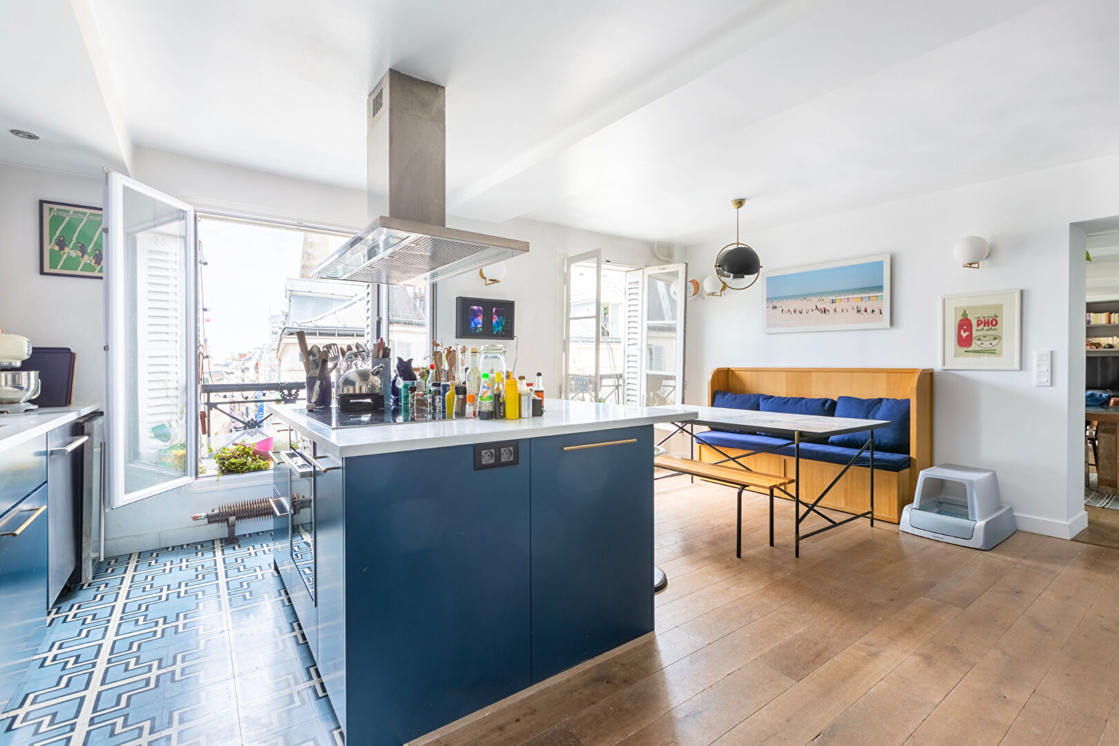 Appartement familial 3 chambres BATIGNOLLES étage élevé ascenseur ! 5