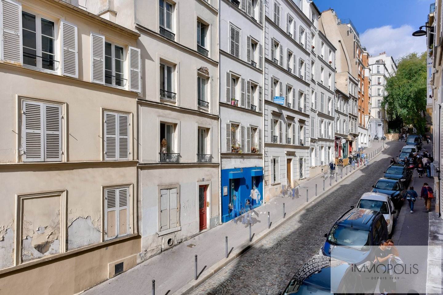 3 pièces 2 chambres en plein coeur des Abbesses. Rue Chappe. 4