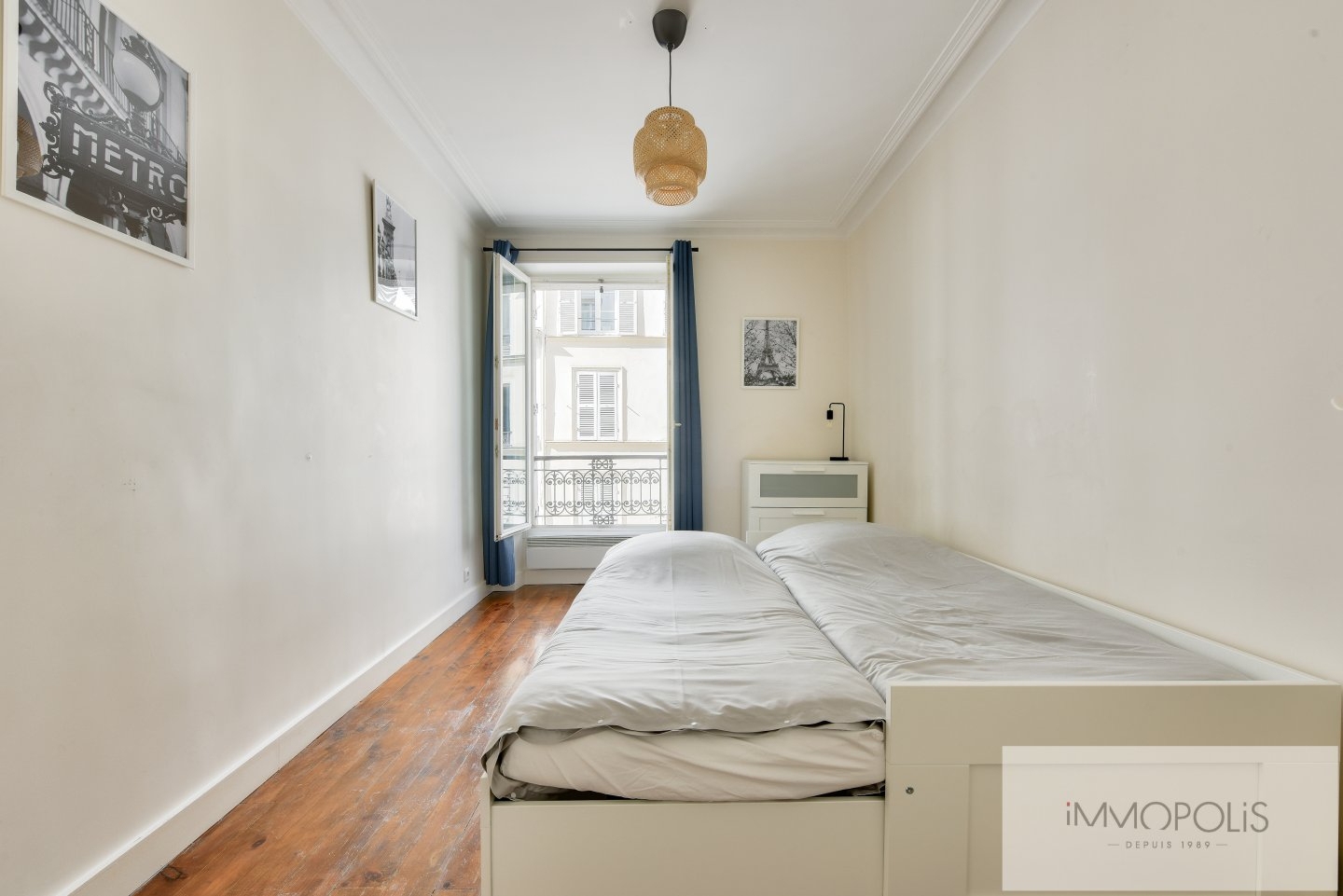 3 pièces 2 chambres en plein coeur des Abbesses. Rue Chappe. 7