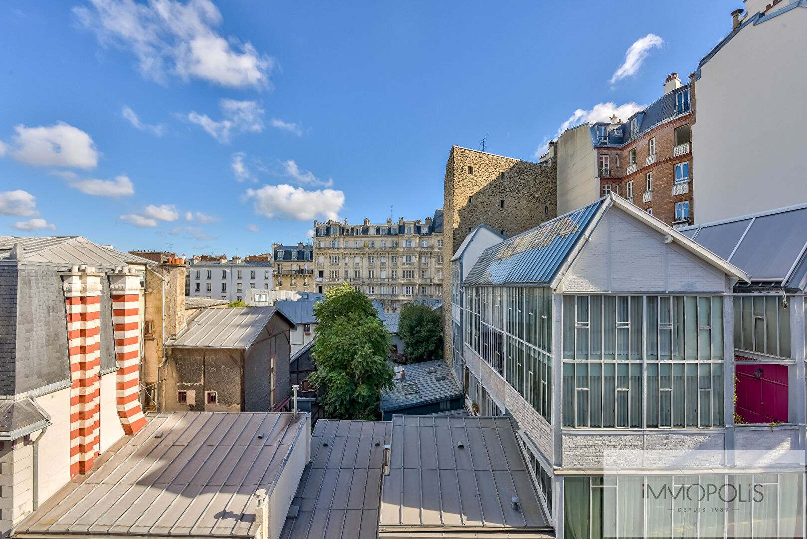 Montmartre – Rue de Tourlaque – Vue dégagée sur la Cité des Fusains – démembrement de propriété temporaire de 10 ans 1