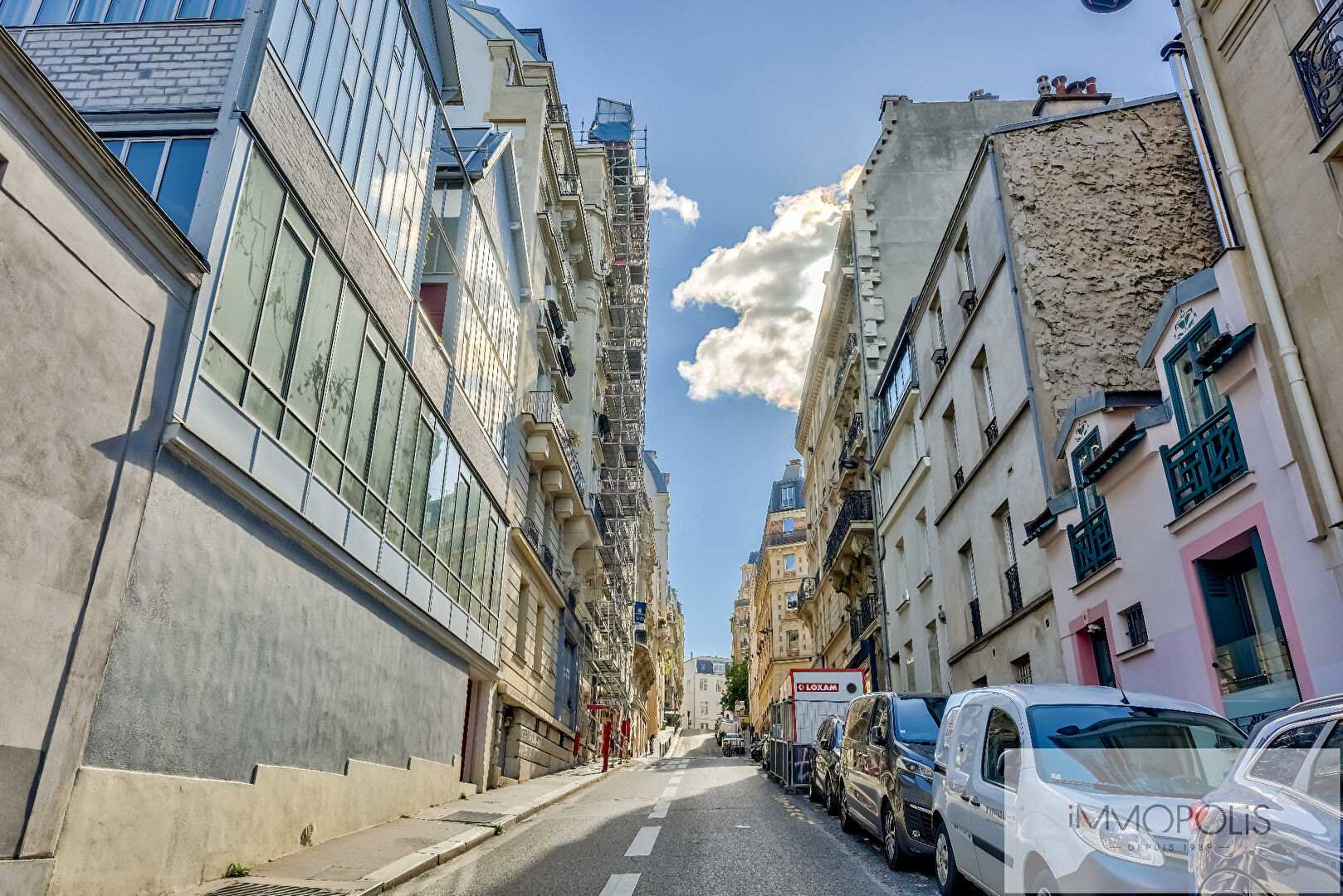 Montmartre – Rue de Tourlaque – Vue dégagée sur la Cité des Fusains – démembrement de propriété temporaire de 10 ans 14