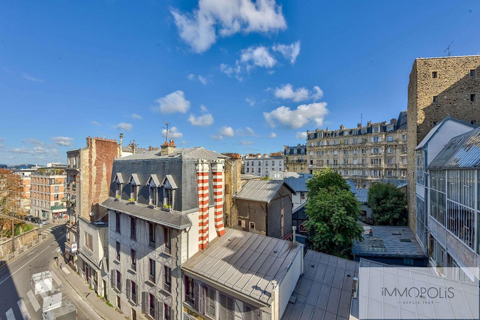 Montmartre – Rue de Tourlaque – Vue dégagée sur la Cité des Fusains – démembrement de propriété temporaire de 10 ans 4