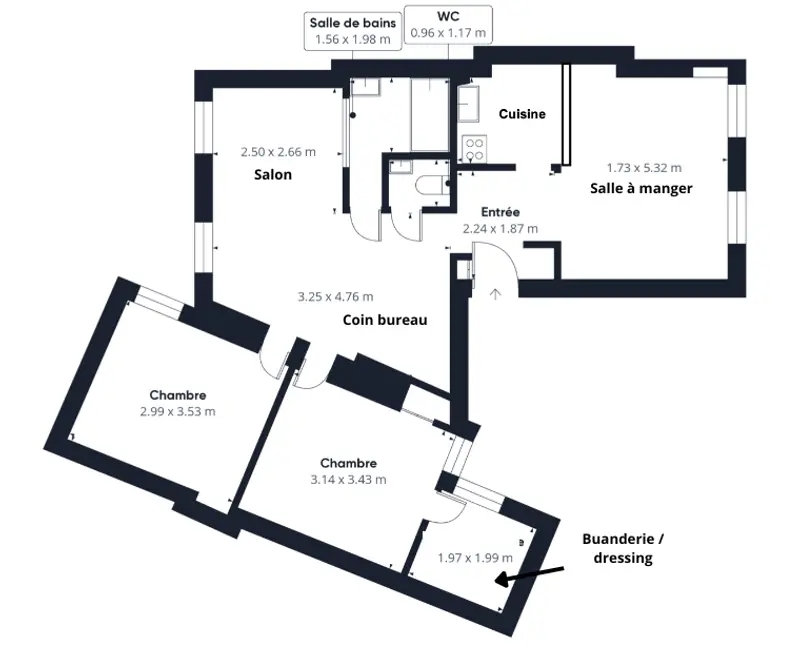 Bright 4 room open view Sacré-Coeur 16 Bright 4 room open view Sacré-Coeur 16