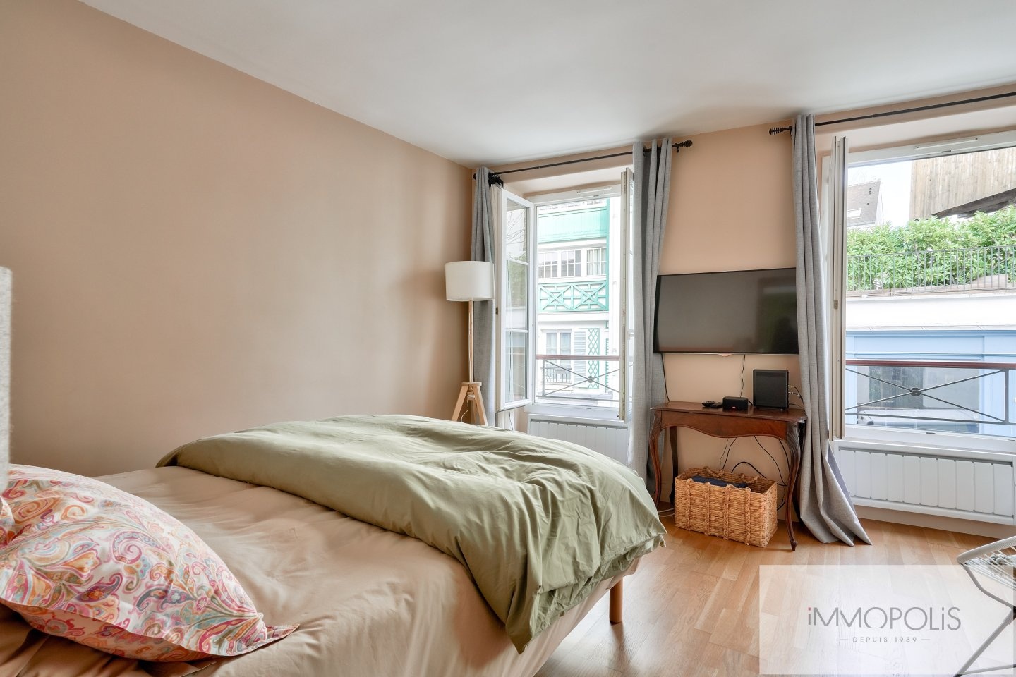 Rue Lepic view of the Moulin de la Galette. 4