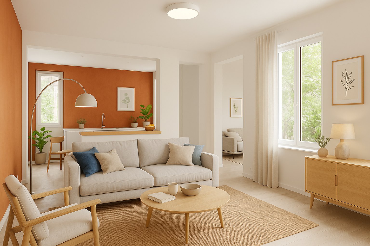 Appartement de 2/3 Pièces de 51m² – « Jardin du Sacré -Coeur » 1 Appartement de 2/3 Pièces de 51m² – « Jardin du Sacré -Coeur » 1