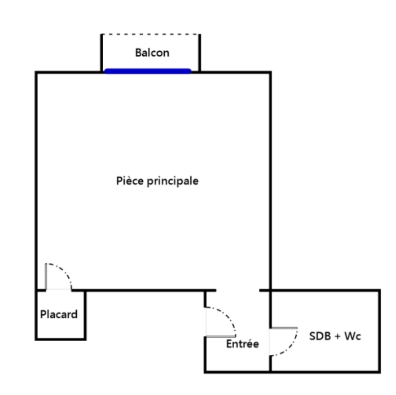 Etage élevé avec ascenseur, balcon et vue Sacré Coeur : rue Germain Pilon, Montmartre 8
