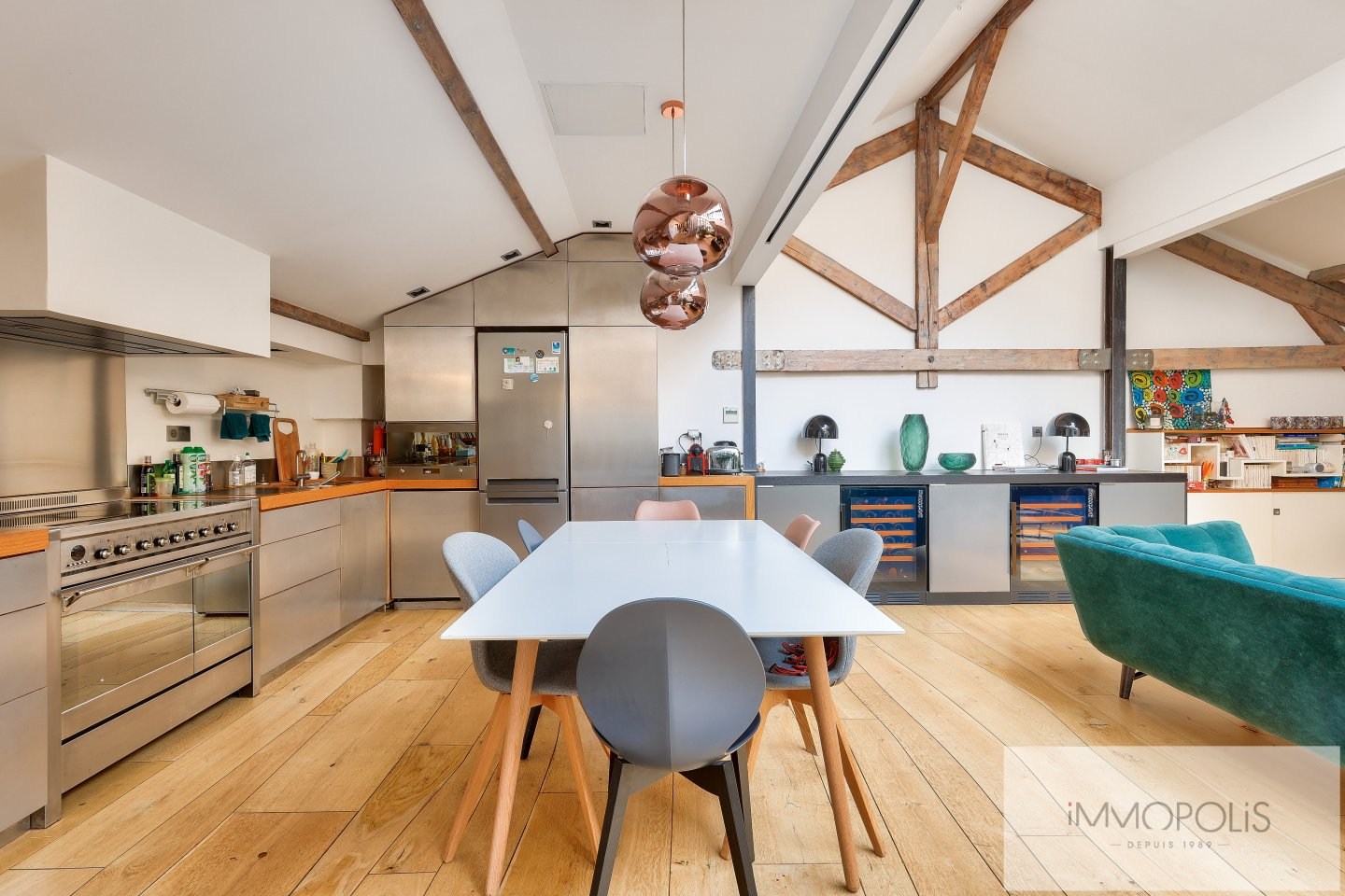 Loft comme une maison Joseph de Maistre / Caulaincourt Dernier étage ! 8