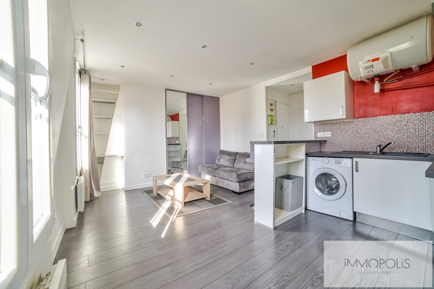 Charming studio on the top floor! Paris 18th, Rue du Poteau 3