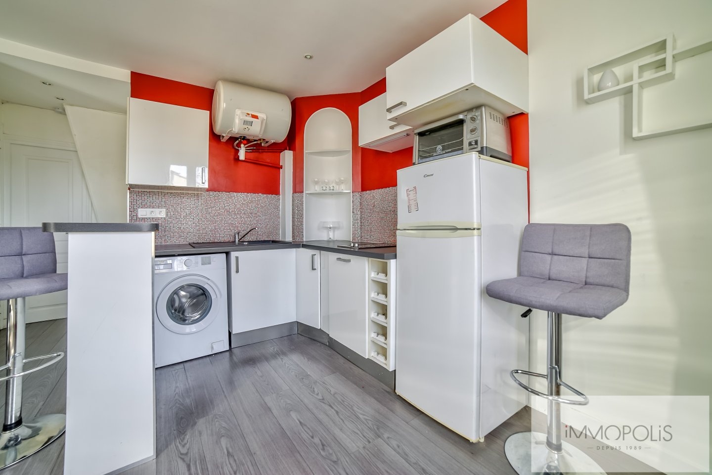 Charming studio on the top floor! Paris 18th, Rue du Poteau 7