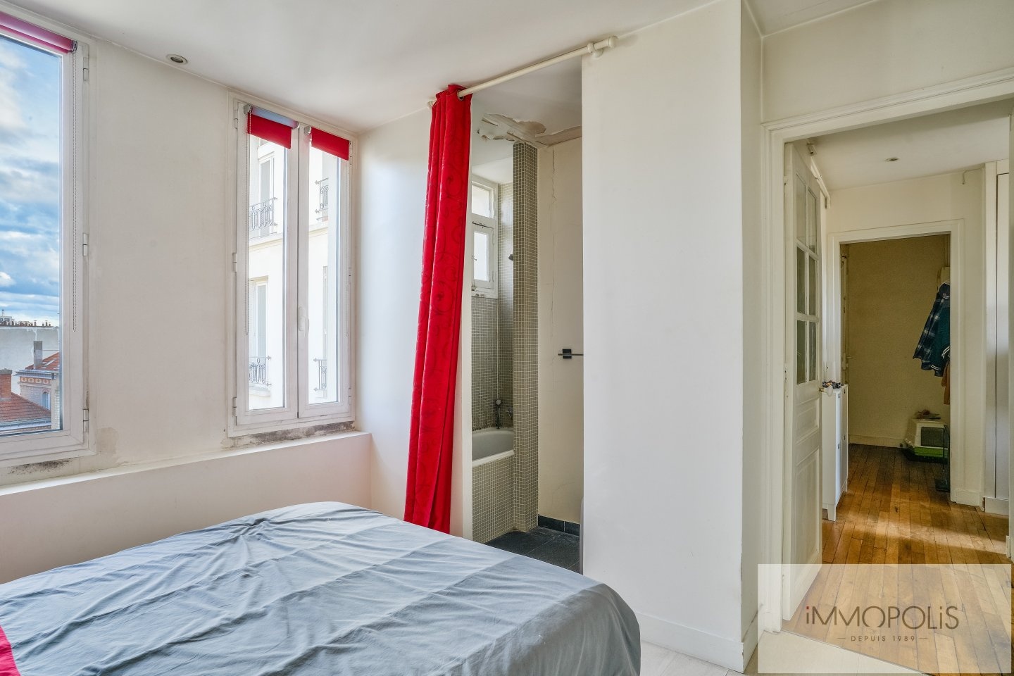 Superb 2 room apartment Ménilmontant/Sorbier Balcony open view 7
