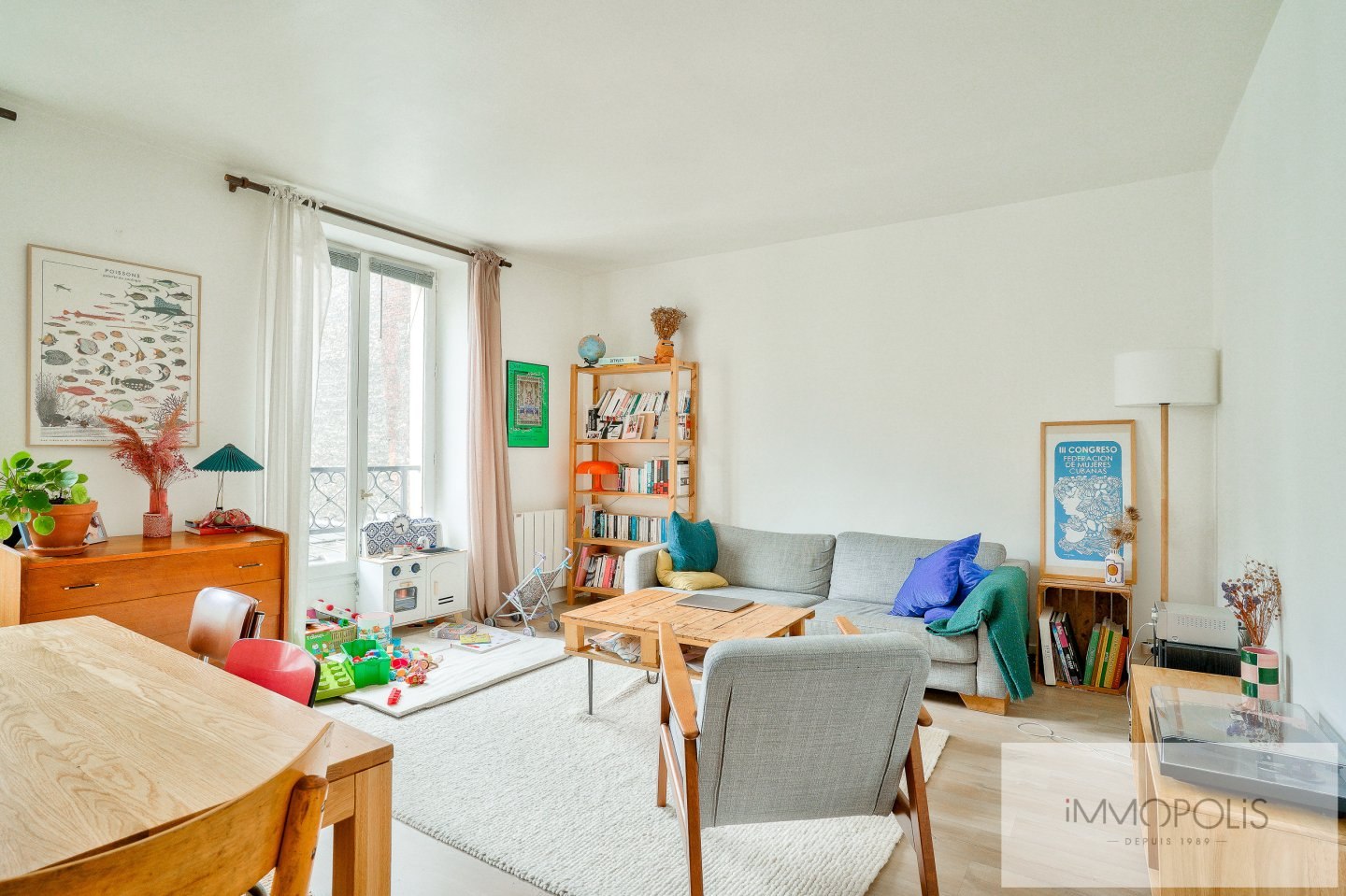 Exclusive to Immopolis – three rooms facing south – Rue Labat. 4