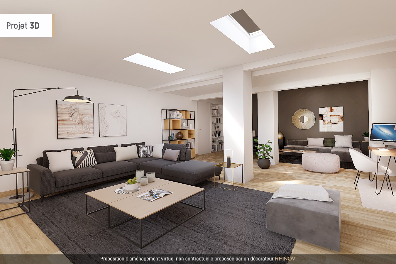 Loft atypique à usage de local (mixte possible), 156 m² sur 3 niveaux avec verrières : Paris 18-9e, Martyrs / Clichy 3