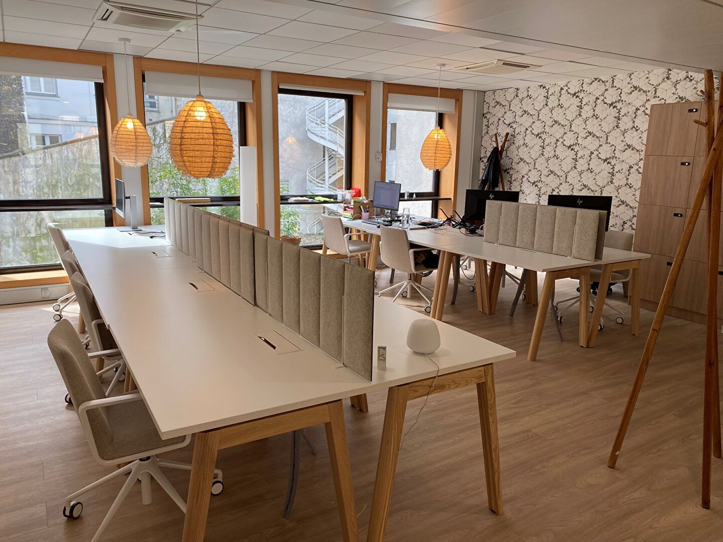 Sous-location de 35 m² de bureaux modernes dans un immeuble haut standing, Paris 16ème, métro Boissière 2