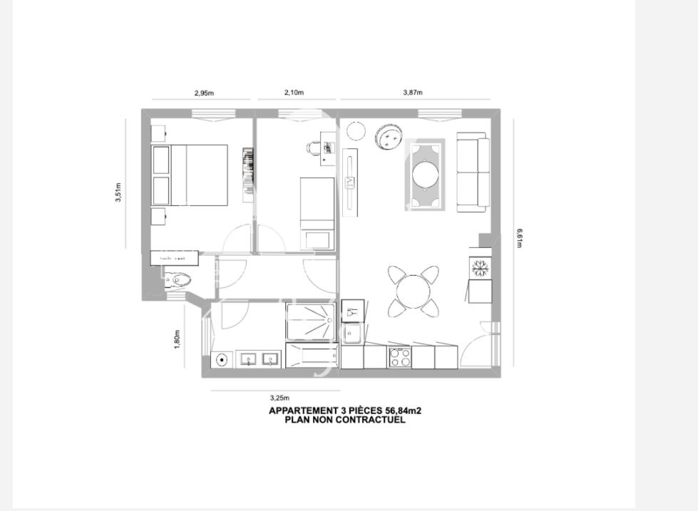 Superbe appartement  2 chambres ascenseur Caulaincourt / Junot 11