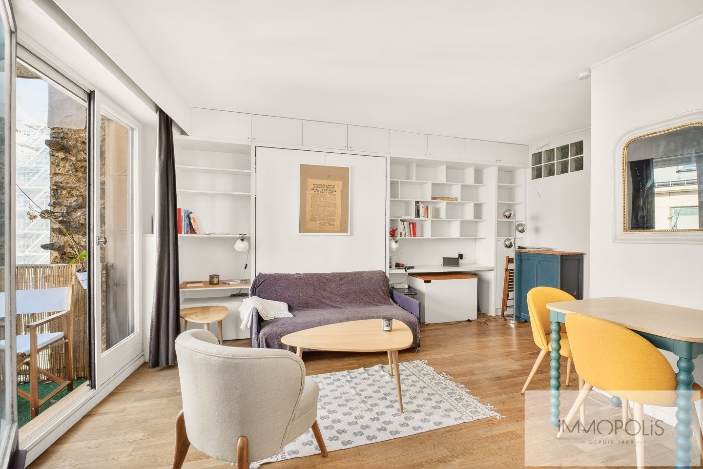 Superb Studio Saules/Francoeur West facing balcony Elevator 2