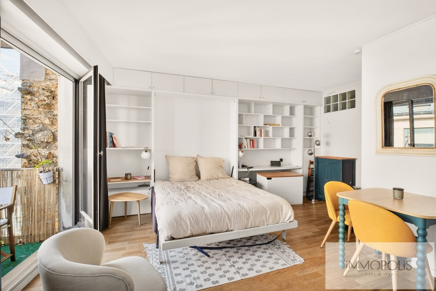 Superb Studio Saules/Francoeur West facing balcony Elevator 5