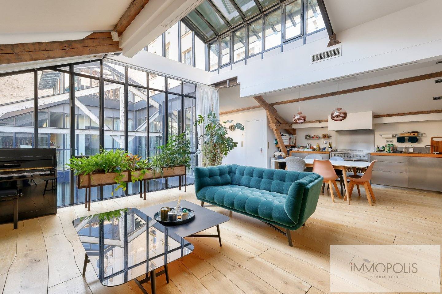 Loft comme une maison Joseph de Maistre / Caulaincourt Dernier étage ! 2