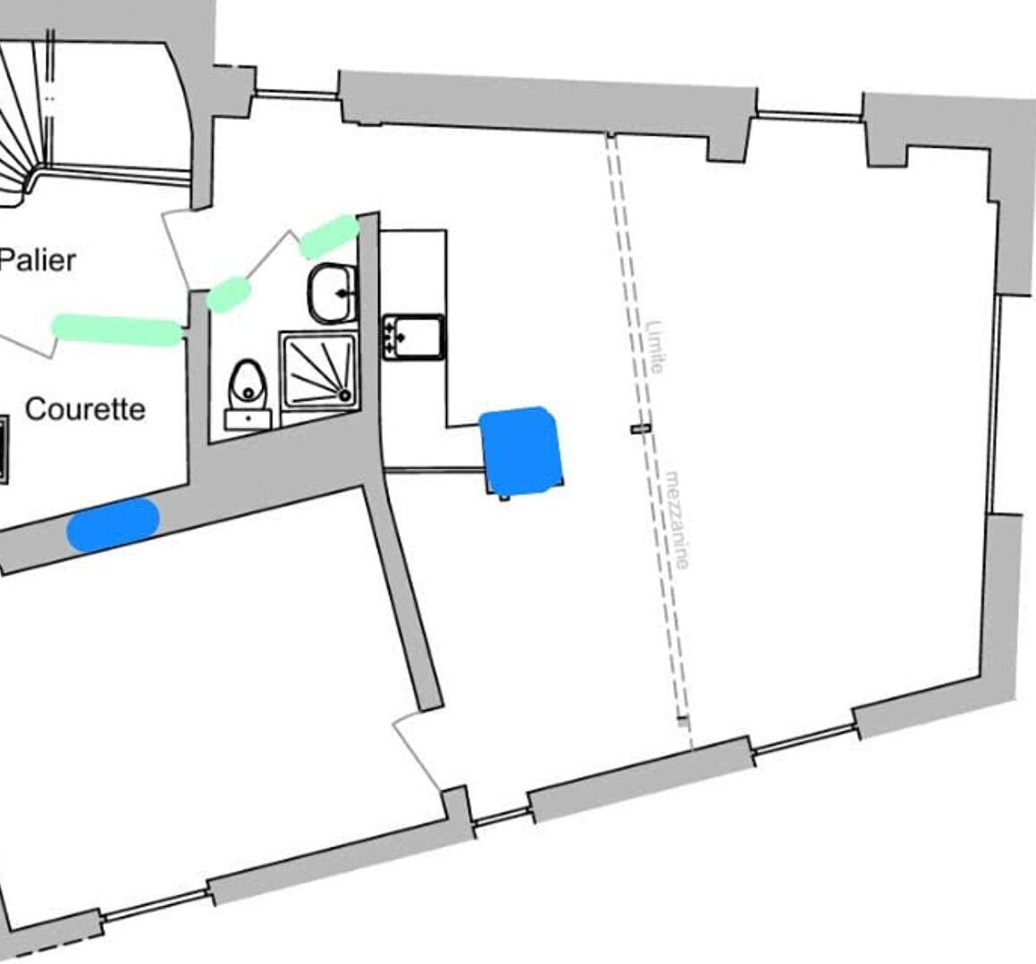 ABBESSES – TOP FLOOR – LOFT TO REINVENT 12 ABBESSES – TOP FLOOR – LOFT TO REINVENT 12