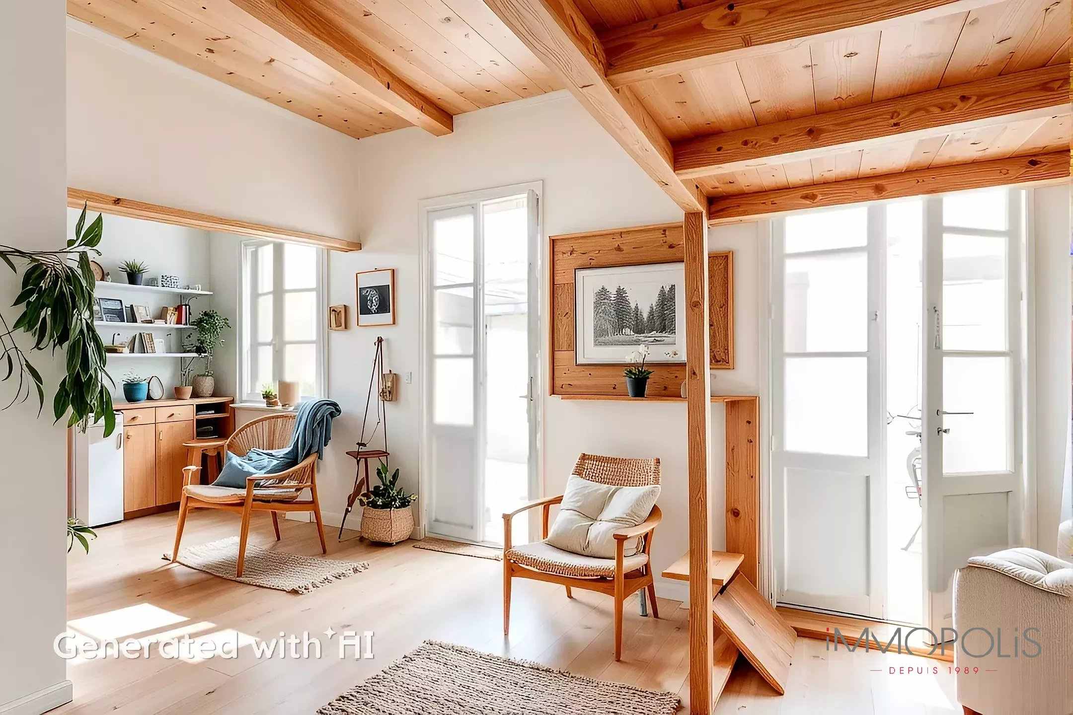 Rue Berthe Studio of 30 m² 1
