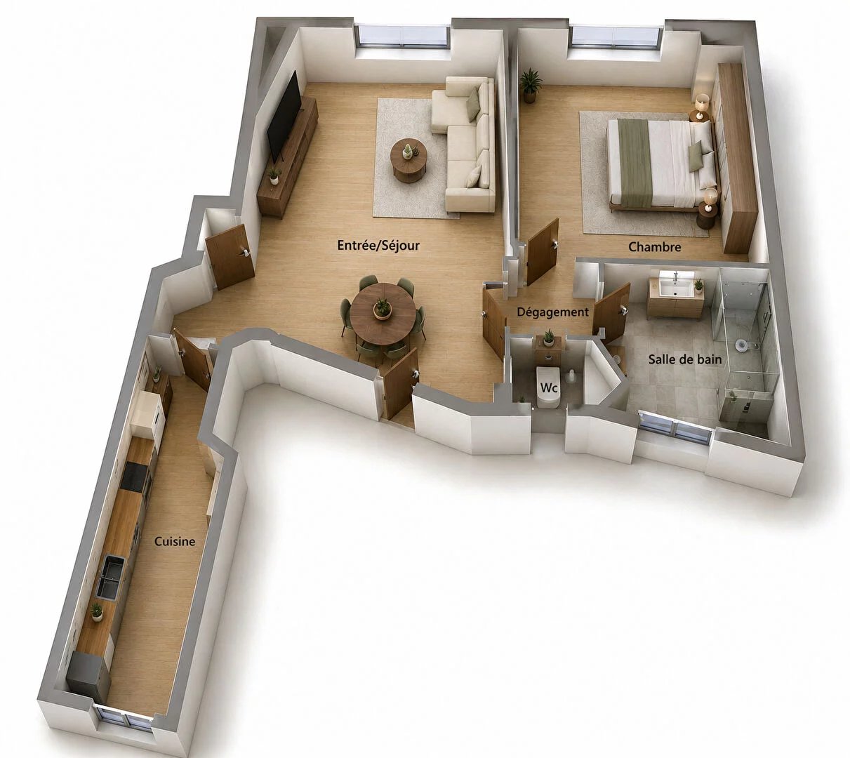 Démembrement de propriété temporaire de 10 ans : Montmartre – Rue de Tourlaque – Vue dégagée sur la Cité des Fusains ! 6 Démembrement de propriété temporaire de 10 ans : Montmartre – Rue de Tourlaque – Vue dégagée sur la Cité des Fusains ! 6