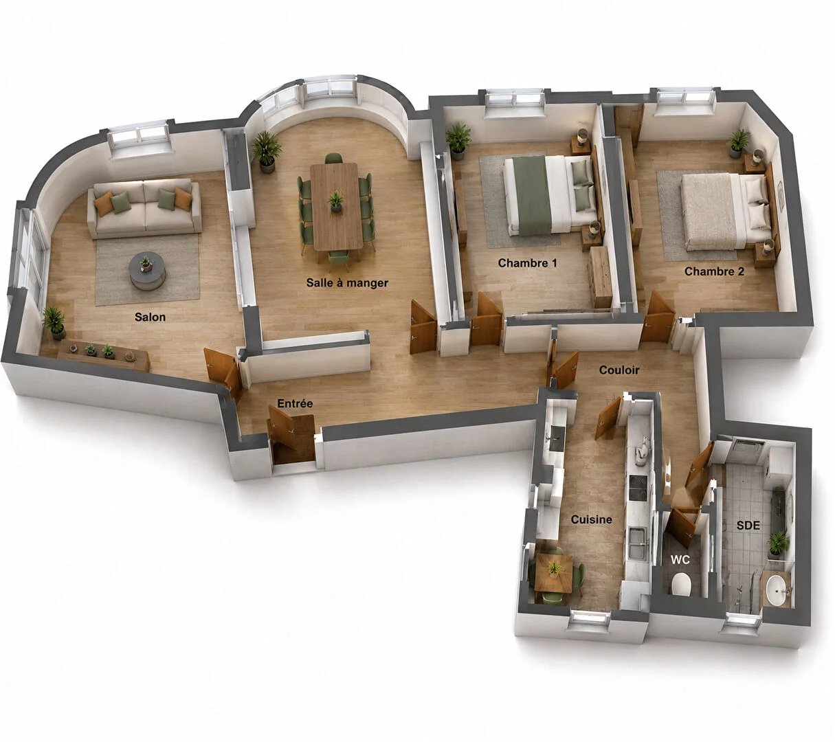 Opportunité rare : vente en nue – propriété d’un charmant appartement à moderniser, quartier Lamarck-Caulaincourt 3 Opportunité rare : vente en nue – propriété d’un charmant appartement à moderniser, quartier Lamarck-Caulaincourt 3