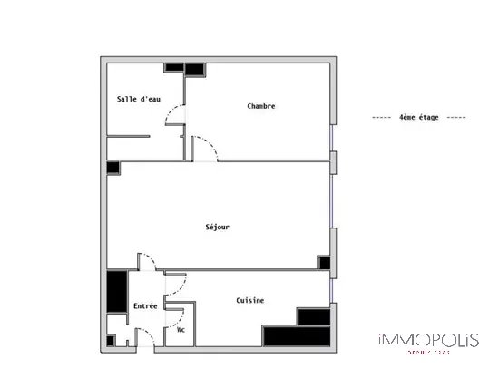 Appartement 2 pièces Abbesses. 16 Appartement 2 pièces Abbesses. 16