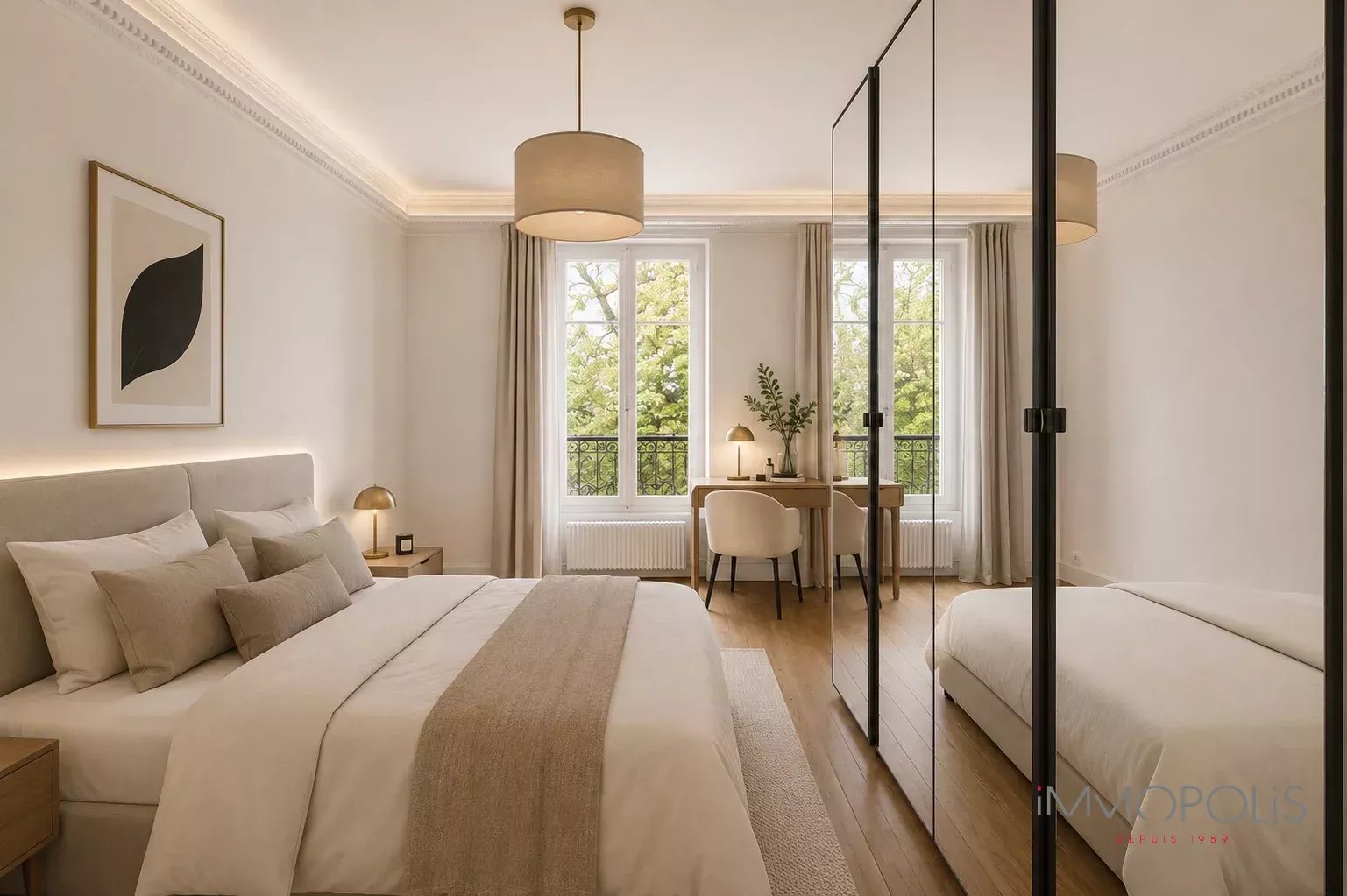Rue Caulaincourt – beau trois pièces vue dégagée 4 Rue Caulaincourt – beau trois pièces vue dégagée 4