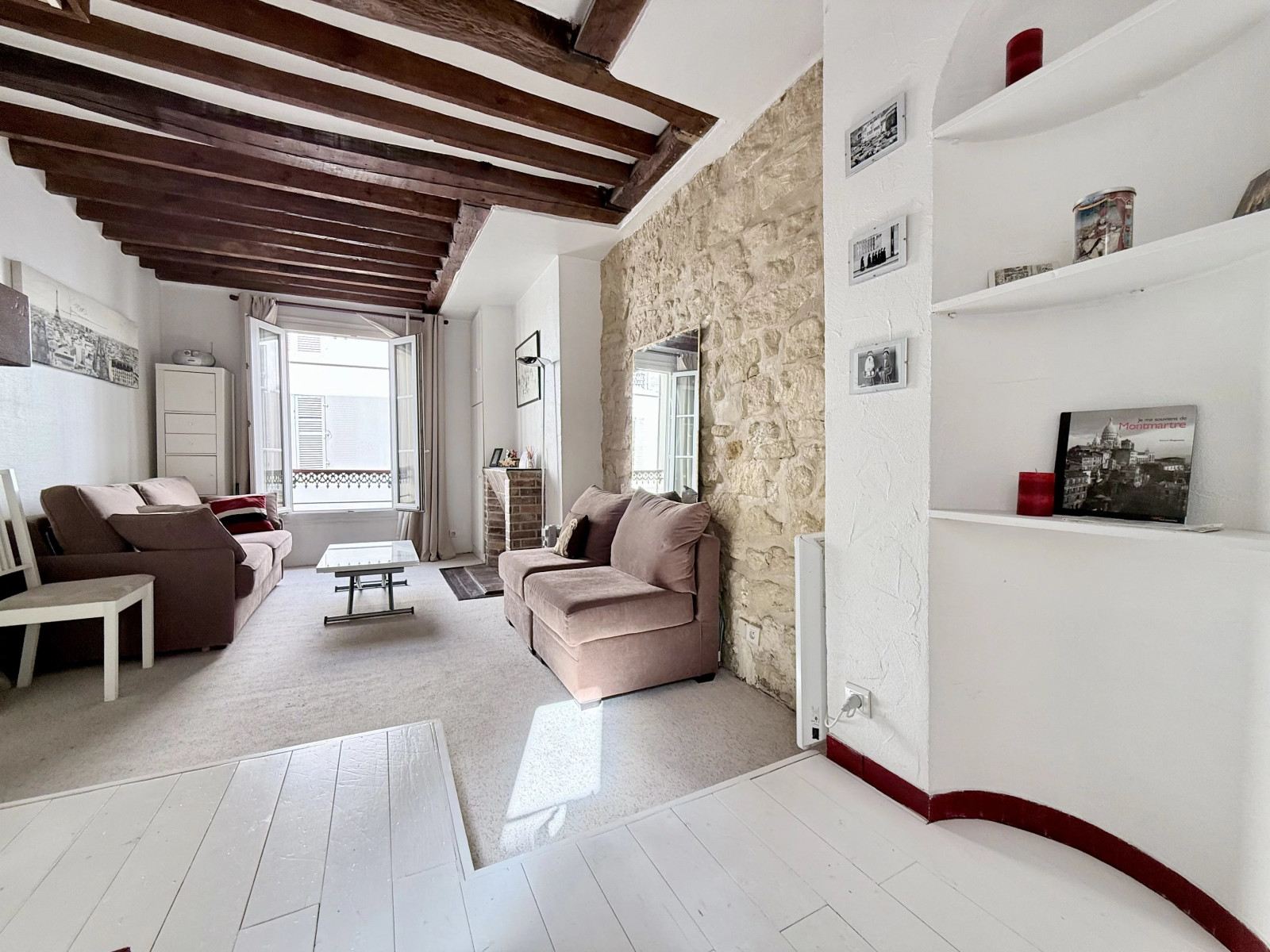 Montmartre, Abbesses, studio de charme très calme 7 Montmartre, Abbesses, studio de charme très calme 7