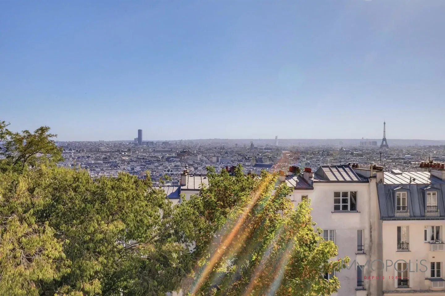 Haut Montmartre, exceptional view. Rare. 3