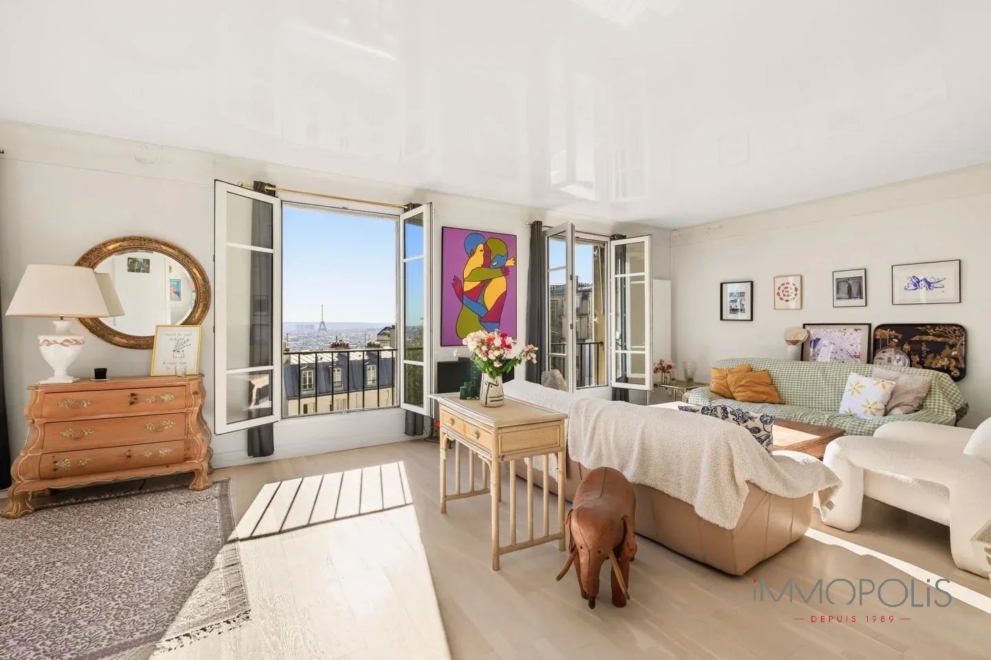 Haut Montmartre, exceptional view. Rare. 5